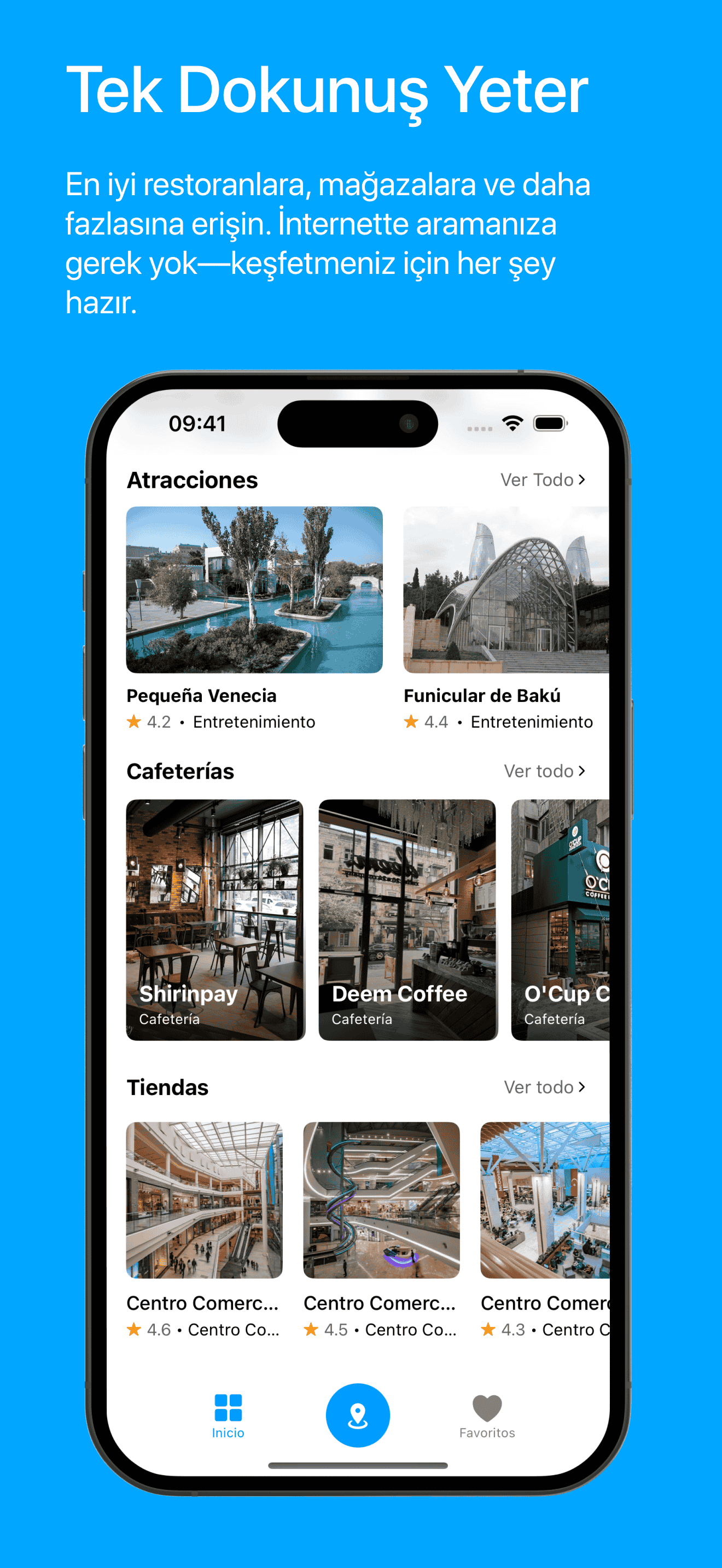 Visit Baku Main Page Screenshot 2