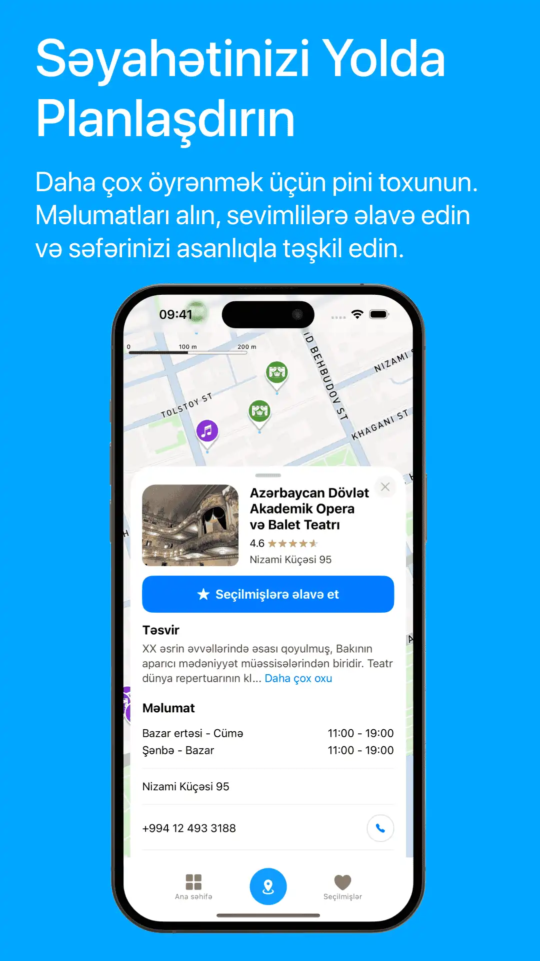 visit baku map sheet screenshot