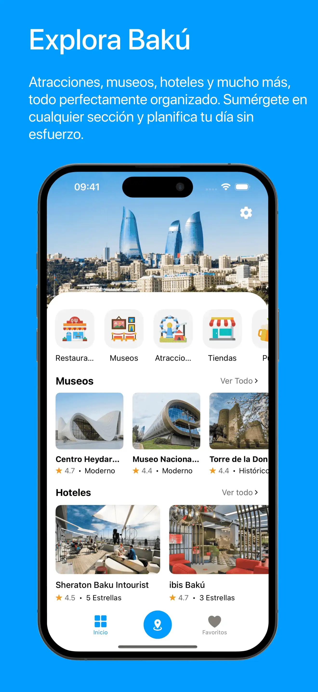 visit baku main page screenshot