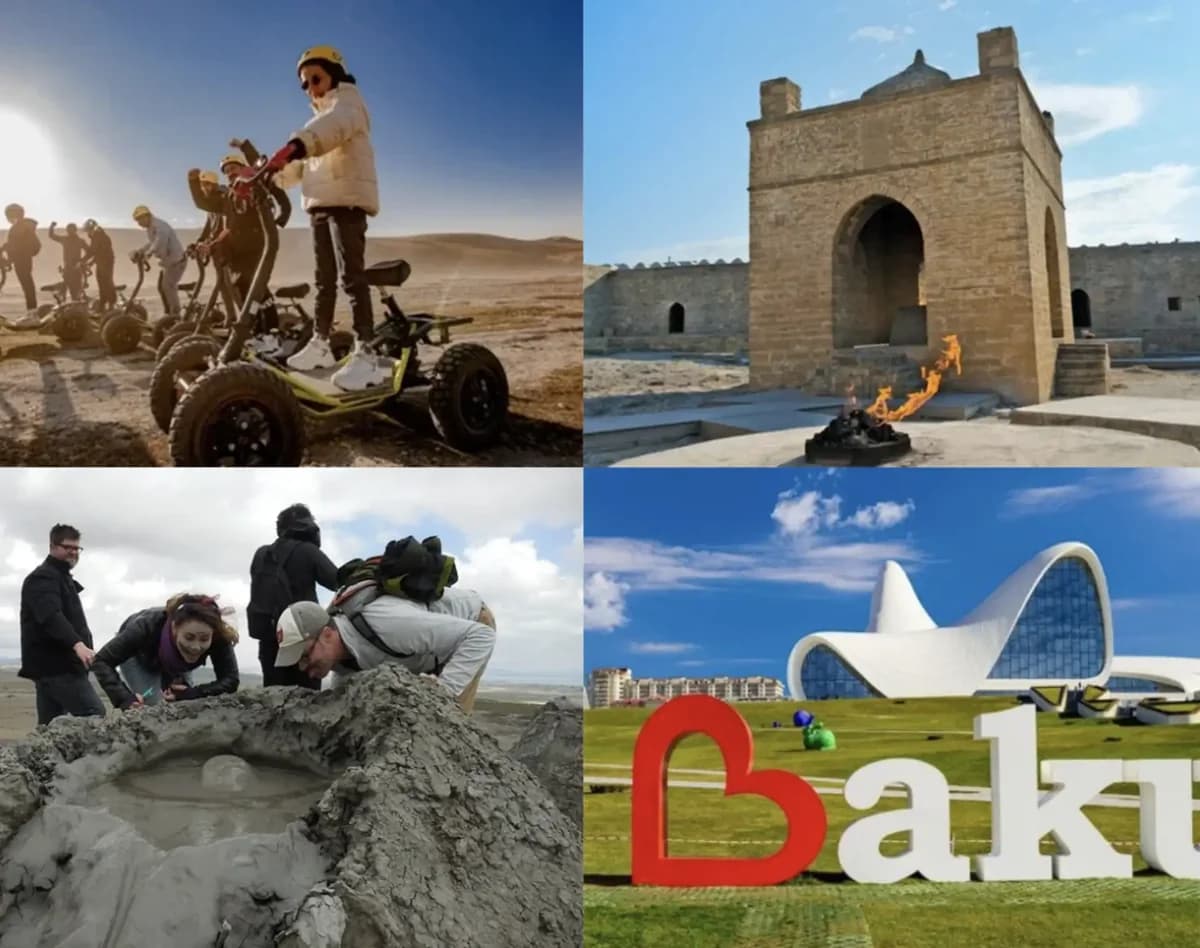 Baku: Gobustan-Absheron-Ezraider Tour Off-Road Fee/Lunch Inc