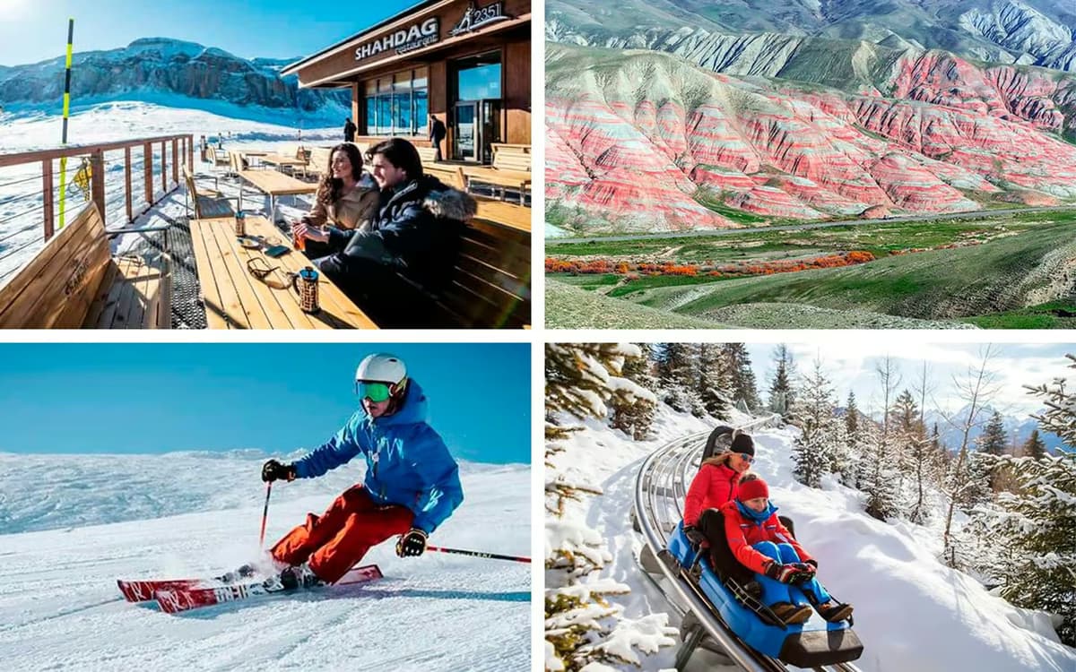 Bakı: Şahdağ, şəkər çubuğu dağları, nahar və Laza şəlaləsi seçimi