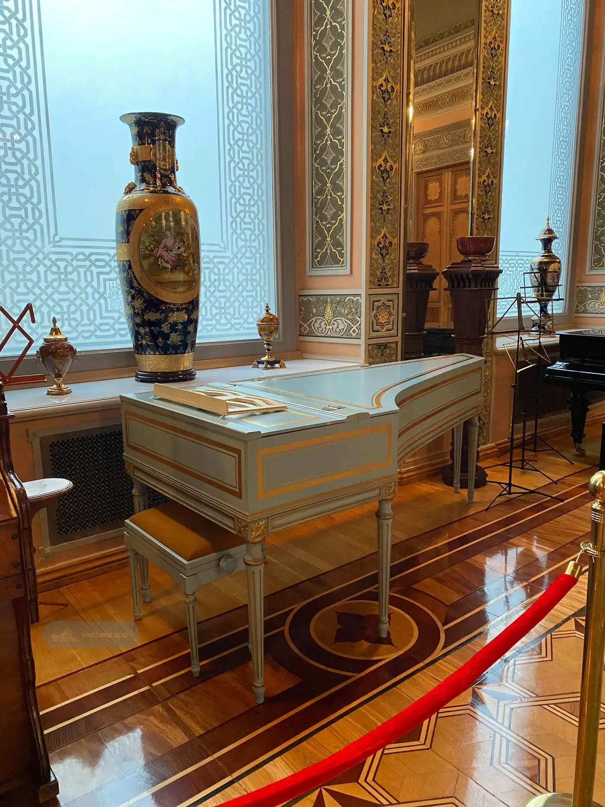Hajji Taghiyev White Grand Piano