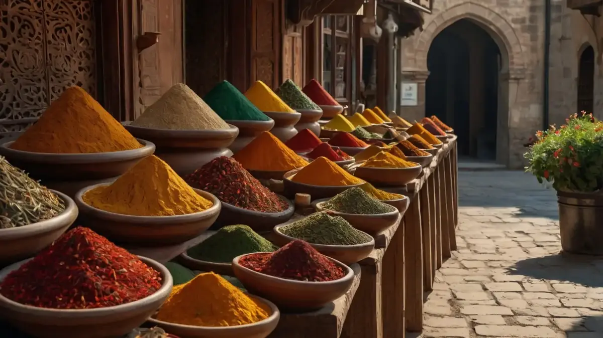 Azerbaijani Spice Stall