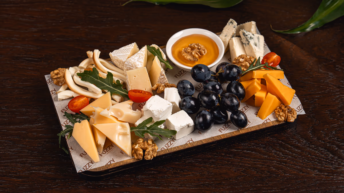 White Cheese Plate